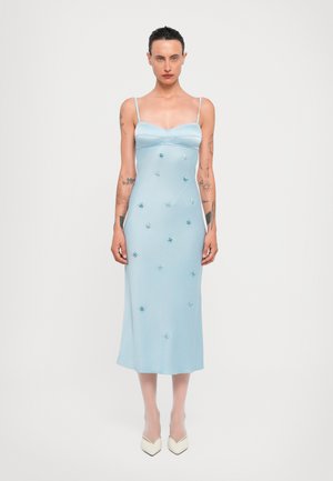 EMBROIDERED WATERLILY - Robe de soirée - light blue