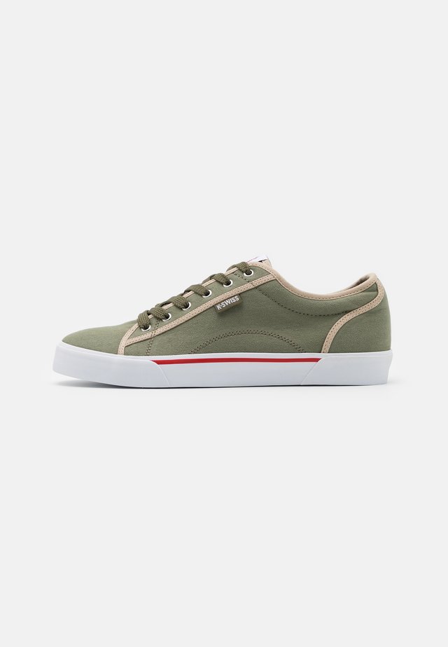PORT - Trainers - deep lichen green/humus/red