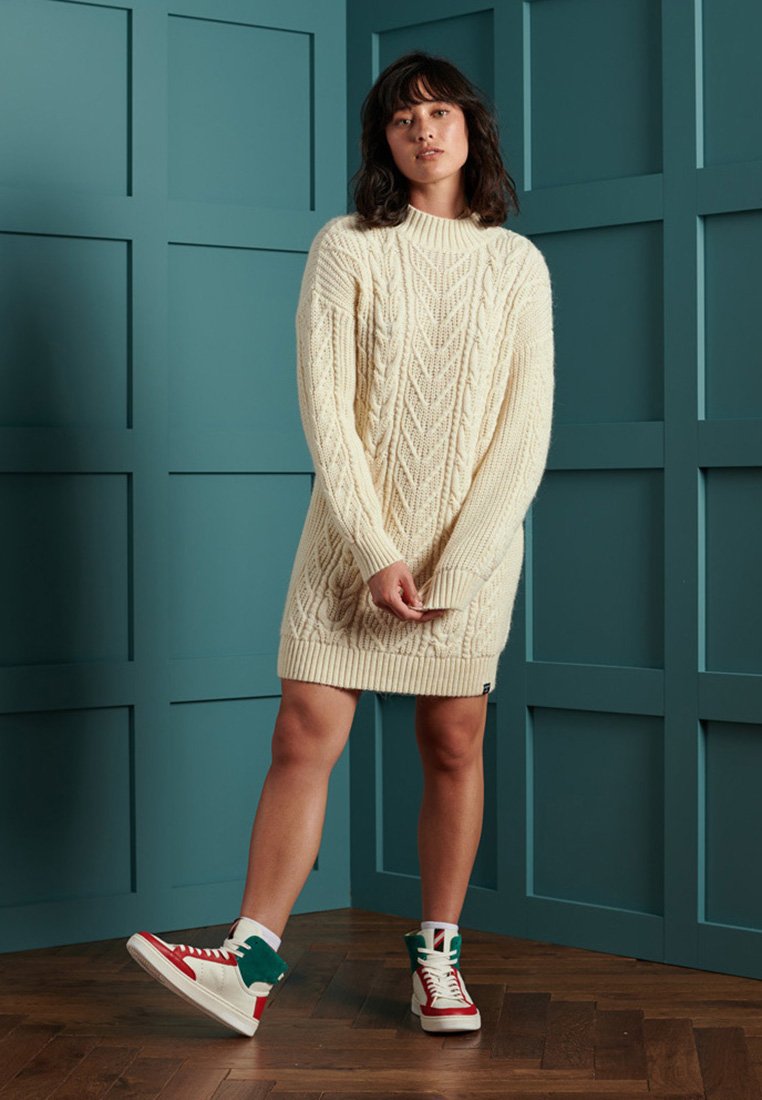 superdry cream jumper