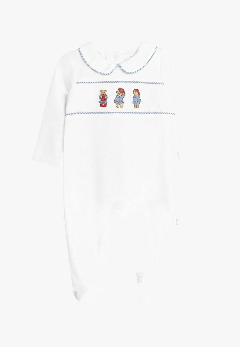 JoJo Maman Bébé PADDINGTON SMOCKED - REGULAR FIT - Alvóruha - white