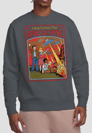 Cotton Soul, STEVEN RHODES HERE COMES THE APOCALYPSE - Sweatshirt - anthracite