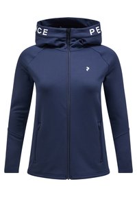 Peak Performance - W RIDER ZIP HOOD - Bluză de trening - blau Imagine miniatură 1