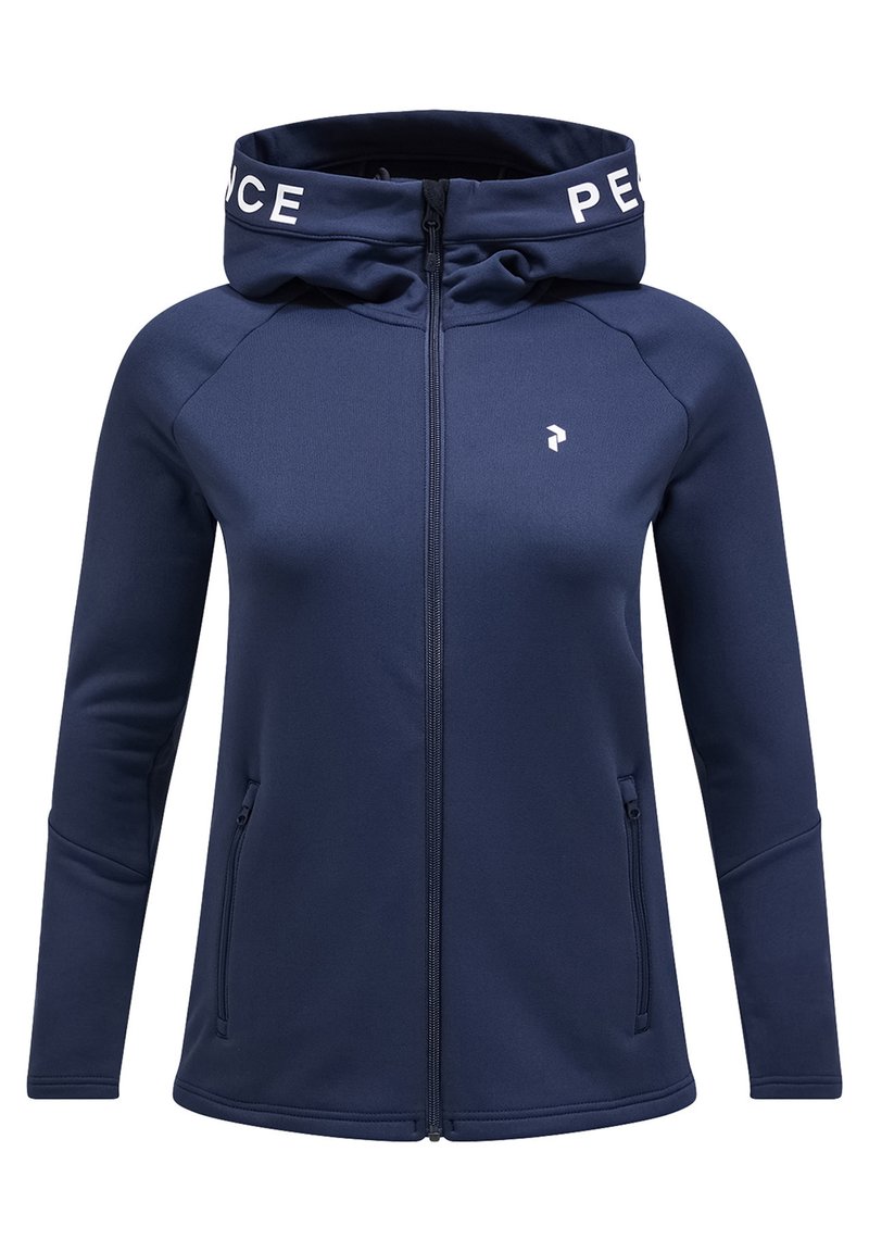 Peak Performance - W RIDER ZIP HOOD - Veste de survêtement - blau, Agrandir