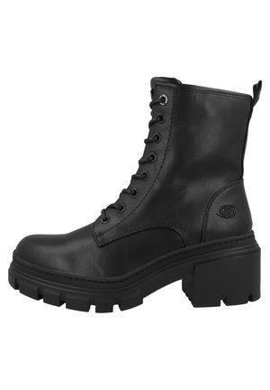 Lace-up ankle boots - black