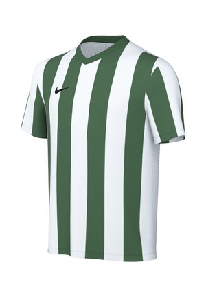 DIVISION V STRIPED FUSSBALL - TEAMSPORT - T-Shirt sport - weissgruen