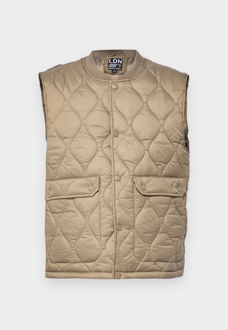 Brave Soul Bodywarmer beige Brave Soul Bodywarmer beige