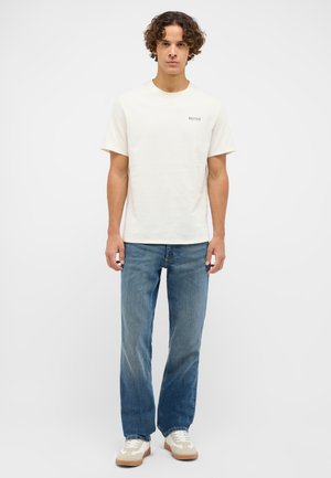 Mustang, Basic T-shirt - weiß