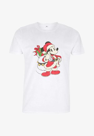 Disney DISNEY CLASSIC MICKEY JUST SANTA MICKEY - T-shirt z nadrukiem