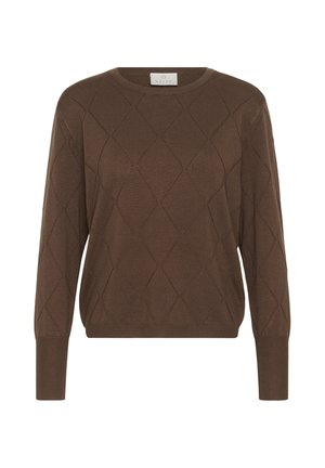 Kaffe, KALIZZA ARGYLE PULLOVER LS - Pullover - carafe