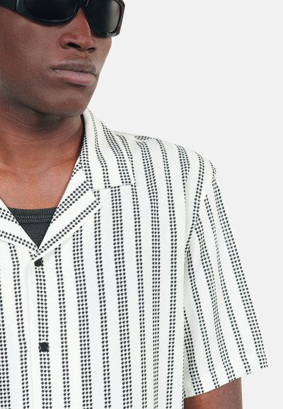 The Kooples IMPRIMÉE À MANCHES COURTES  - Overhemd - ecru black