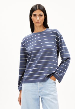 MARYNAA FINE - Langarmshirt - nightshadow-oatmilk