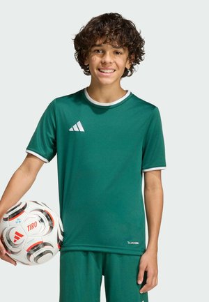 adidas Performance, ADIDAS PERFORMANCE ENTRADA26 JERSEY KIDS - T-shirt con stampa - team dark green   white