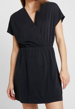 Monki Robe en jersey - black