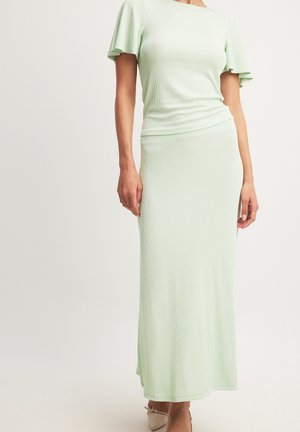 SOFT MIDI - A-silueta svārki - light green