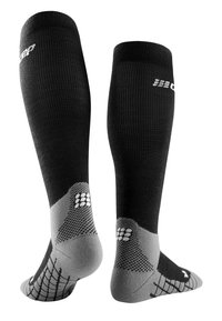 CEP LIGHT MERINO HIKING COMPRESSION SOCKS KNEE-HIGH MEN - MADE IN GERMANY - Kniestrümpfe - black