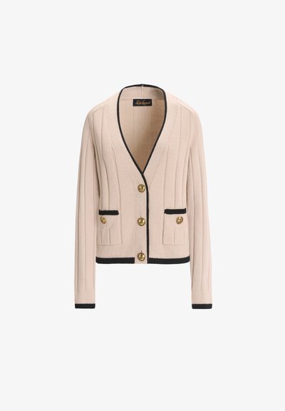 Luisa Spagnoli MOZIONE - Cardigan - beige nero