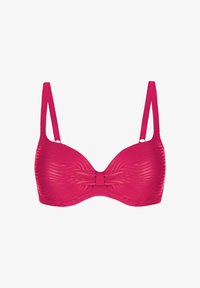 Niewybrane, biustonosz push up usztywniany magenta