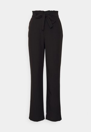 PIECES Tall PCBOSS PAPERBAG STRAIGHT PANTS  - Spodnie materiałowe