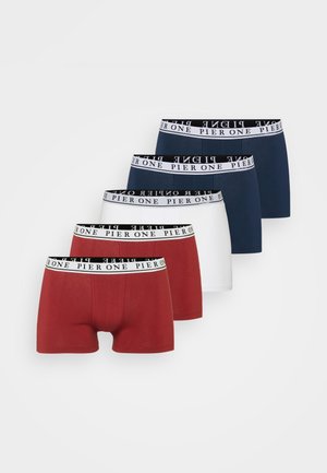 5 PACK - Boxers - white/red/dark blue