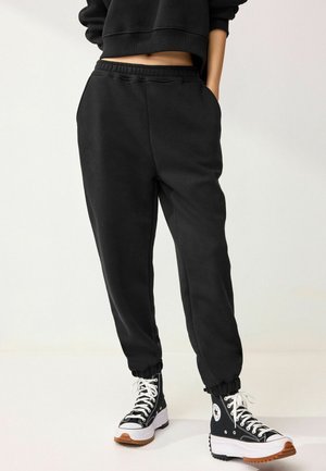 HEAVYWEIGHT BRUSHED LINED CUFFED- REGULAR FIT - Tréningruha alsók - black