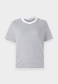 SLFESSENTIAL TEE - T-shirt med print - dark sapphire