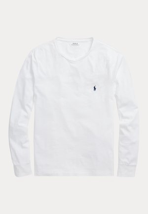 Polo Ralph Lauren CUSTOM SLIM JERSEY LONG-SLEEVE T-SHIRT - Top s dlhým rukávom - white