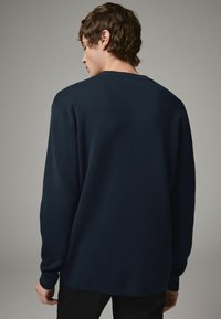 Next REGULAR FIT  - Strickpullover - navy blue