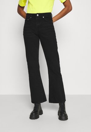 Flared Jeans - black