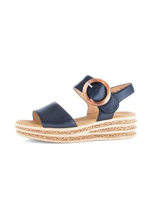 Gabor Plateausandalette - blau