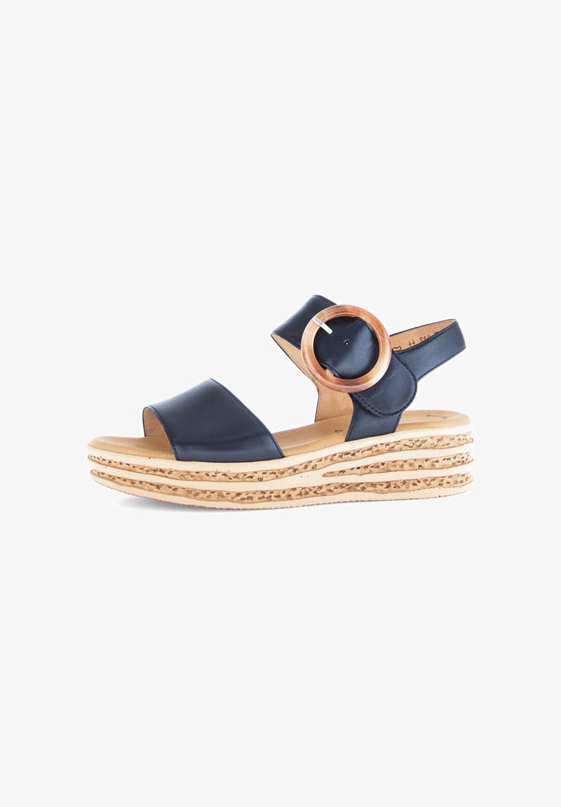 Gabor Platform sandals - blau