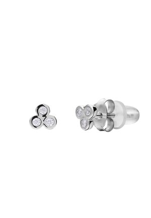 Lucardi BASIC - Boucles d'oreilles - silver