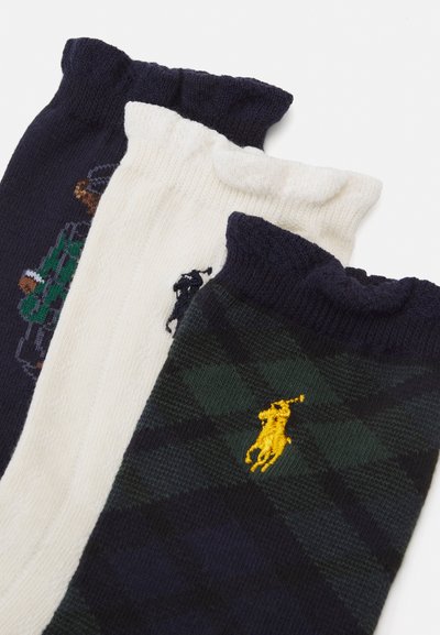 Polo Ralph Lauren HOLIDAY BEAR CREW UNISEX 3 PACK - Socken - assorted