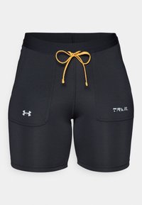 Under Armour TRAIL RUN FITTED SHORT - Leggings - black/stone