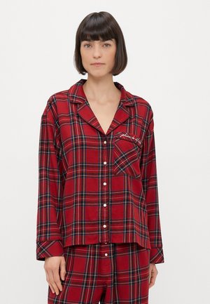 LONG SLEEVE SHIRT - Haut de pyjama - red