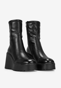 Bosanova Botines de cuña - black