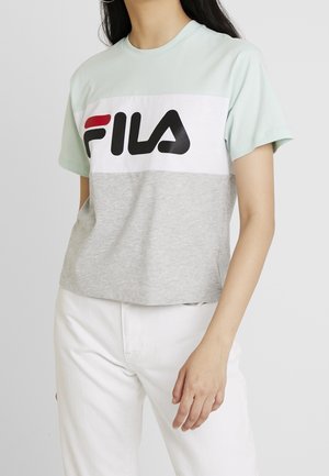 T-shirt med print - mint