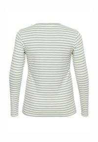 Kaffe Curve KCLIA - Langarmshirt - chalk granite green pink heart