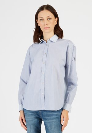 UDIA - Button-down blouse - light blue