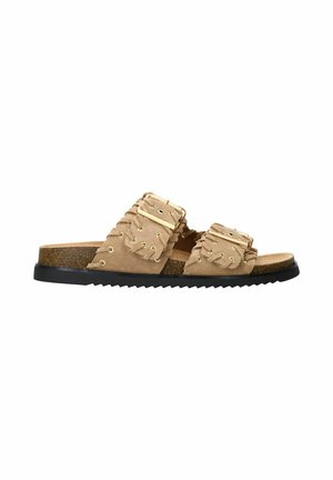 MIT SCHNALLEN - Muiltjes - beige