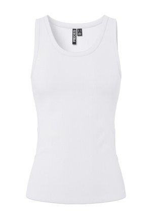 Pieces, Tank PCMAY RIBBED - Top - bright white