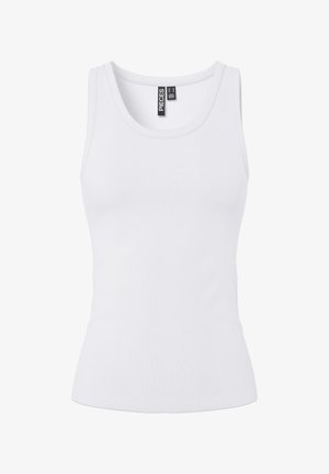 Pieces, Tank PCMAY RIBBED - Top - bright white