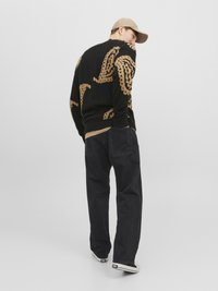 Jack & Jones Alex - Túlméretezett farmernadrág - black denim