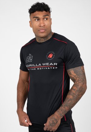 BROXTON - Sports T-shirt - black