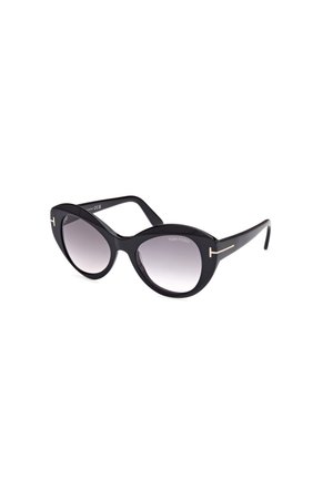 Tom Ford GUINIVERE - Sonnenbrille - nero-grigio fumo (sfumato)