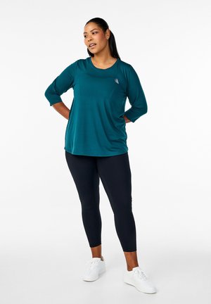 MIT VERSTÄRKTEN INNENSEITEN - Leggings - dark blue