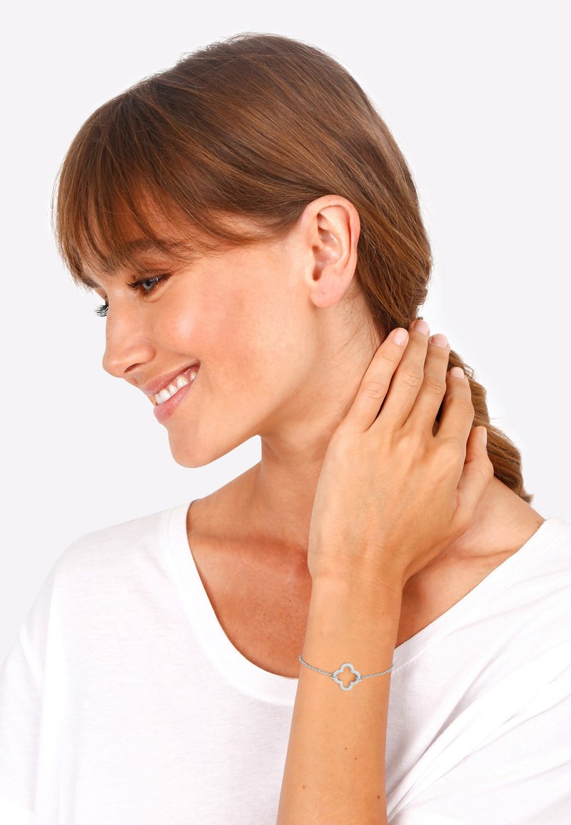 Damen Halsketten | Elli CLOVER LEAF CUT-OUT Armband silber/silberfarben - GG48155 Damen Halsketten | Elli CLOVER LEAF CUT-OUT Armband silber/silberfarben - GG48155