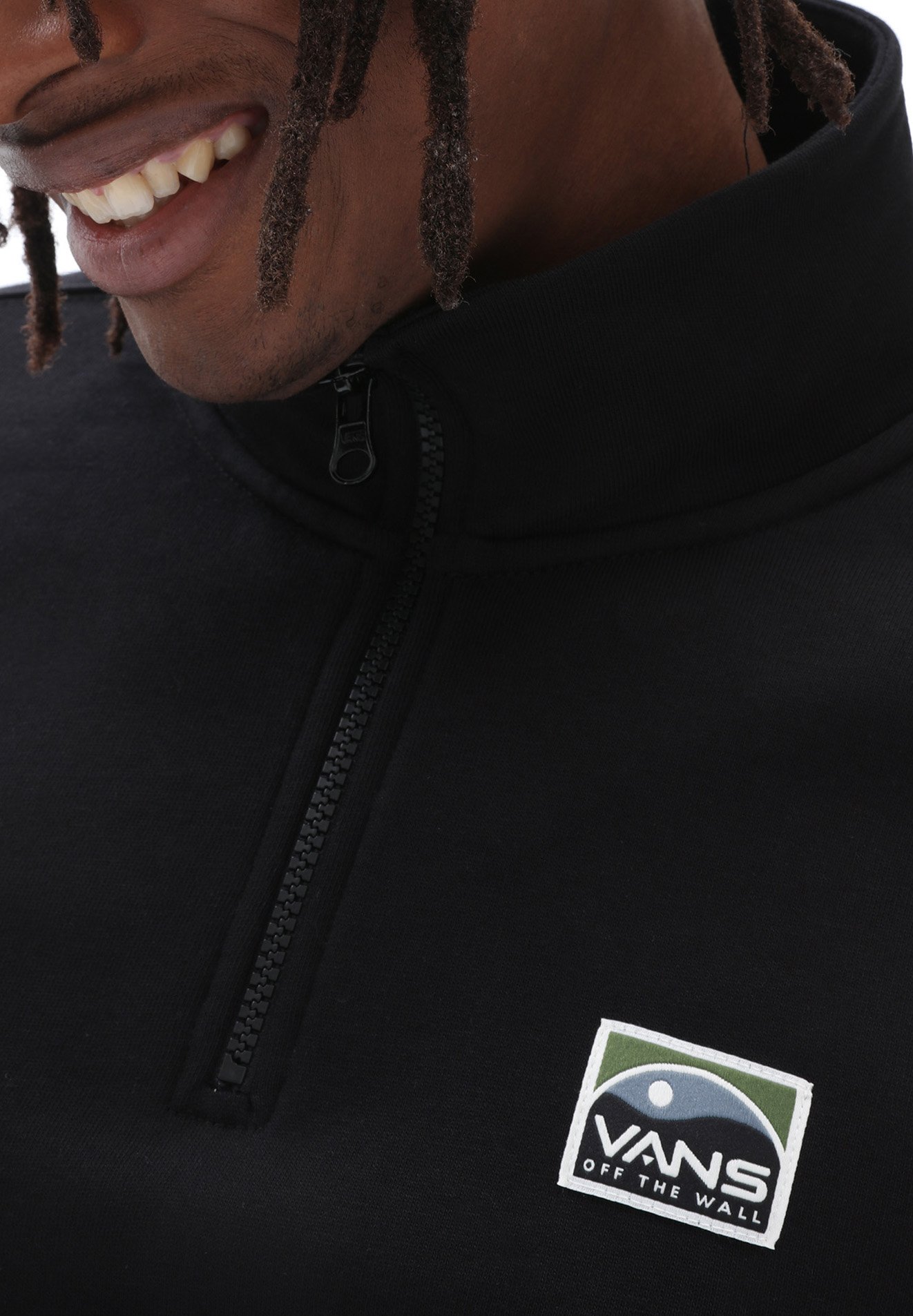 Vans MN STREET OUTDOOR QZP - Sudadera - black/negro - Zalando.es