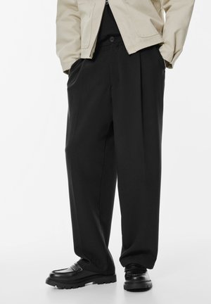 TAILORED FIT - Pantaloni - black