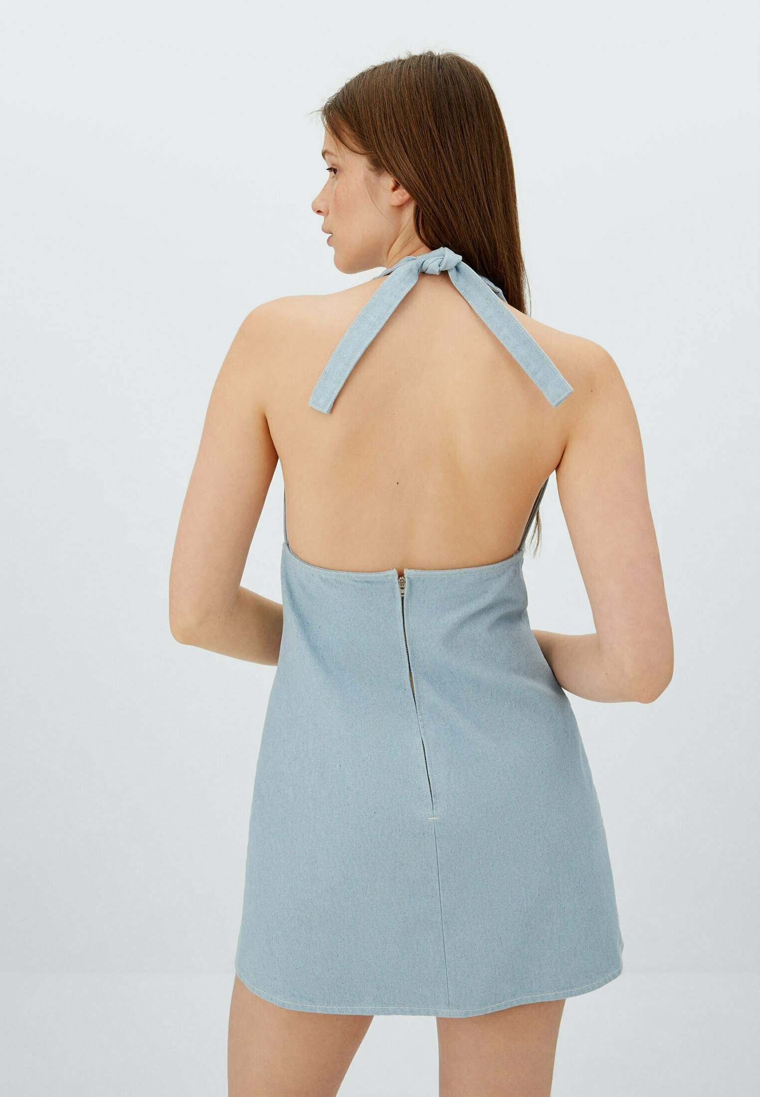 Stradivarius Vestito di jeans - light blue/celeste - Zalando
