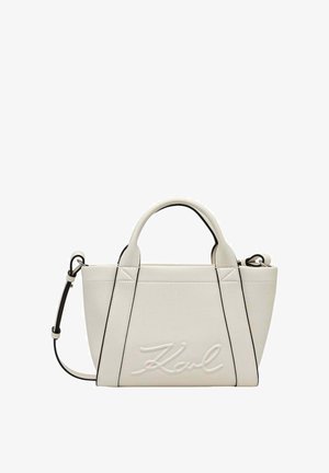 KARL LAGERFELD, KARL LAGERFELD SAC CABAS K/VILLE BLANC - Sac à main - off white
